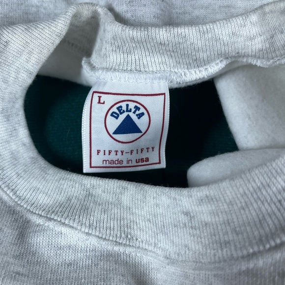 NWT vintage World Cup soccer sweatshirt crewneck NOS gray red black - Picture 7 of 7